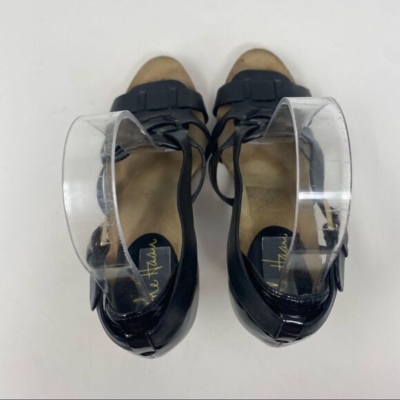 Cole Haan Black Leather Heels- Size 7.5 - Picture 7 of 13